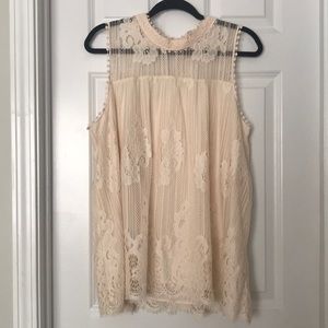 Lace tank